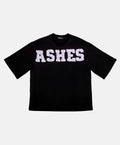ASHES PLAID TEE — BLACK