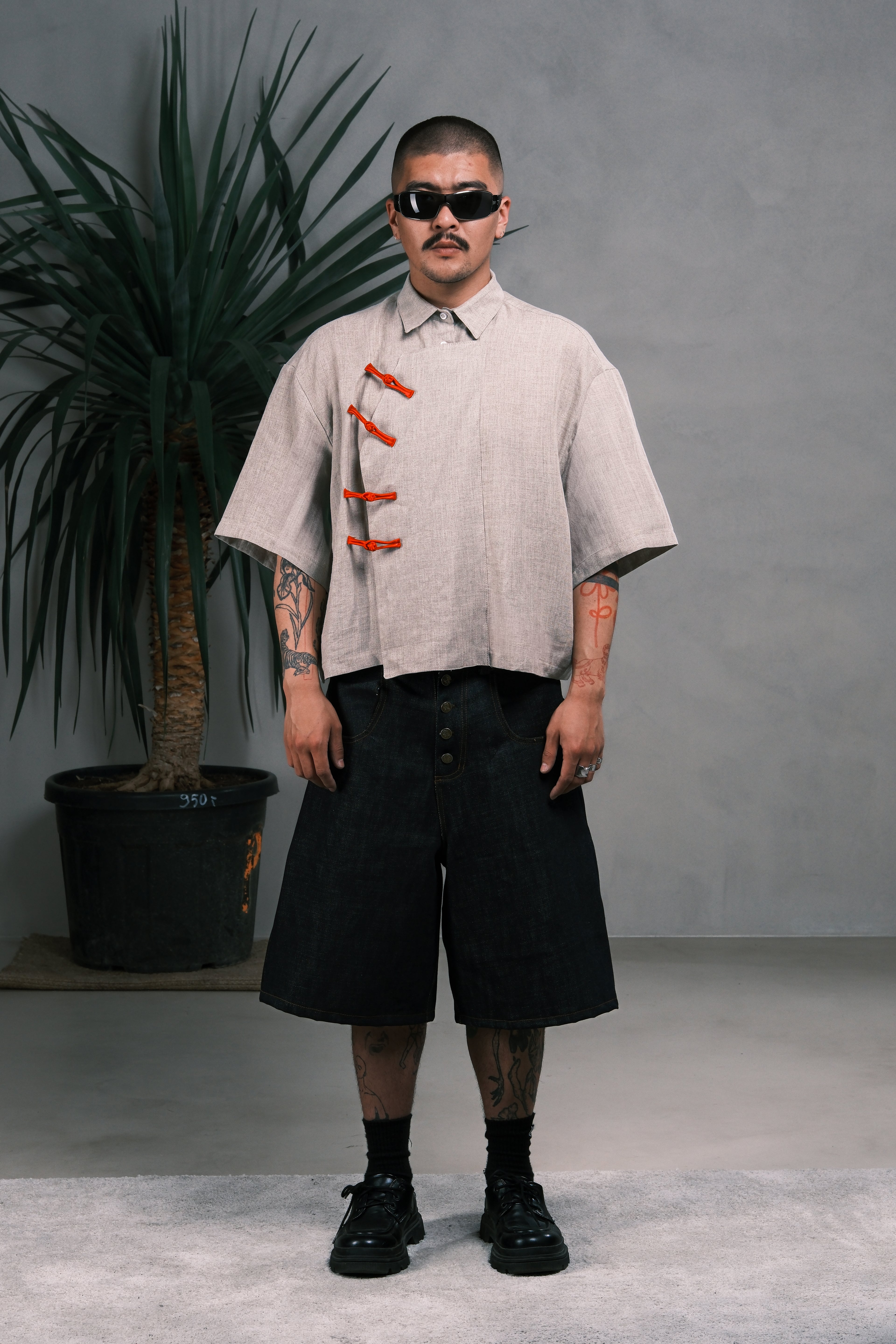 ASH PANKOU SHIRT — NATURAL
