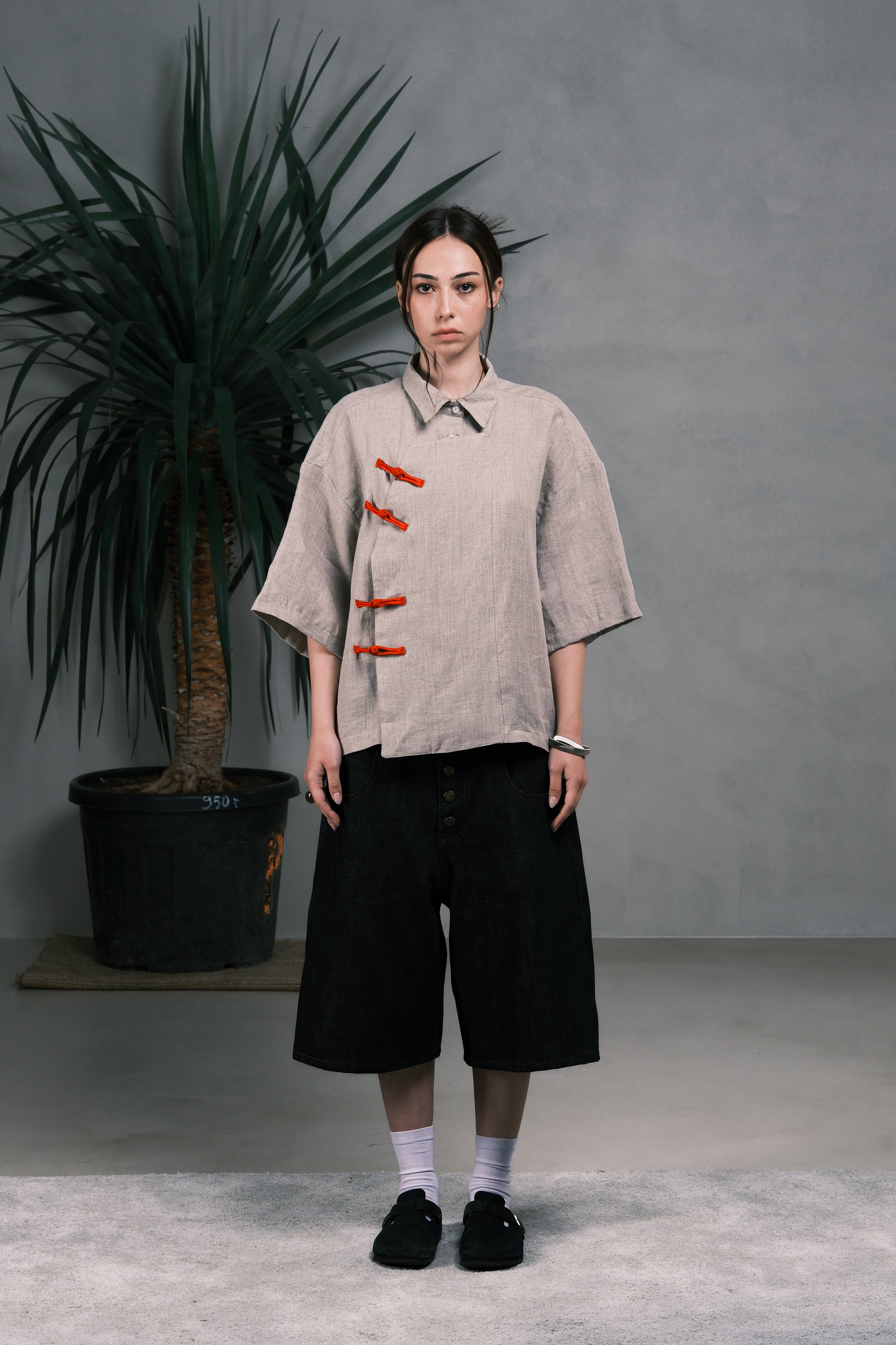 ASH PANKOU SHIRT — NATURAL