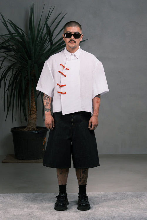 ASH PANKOU SHIRT — WHITE