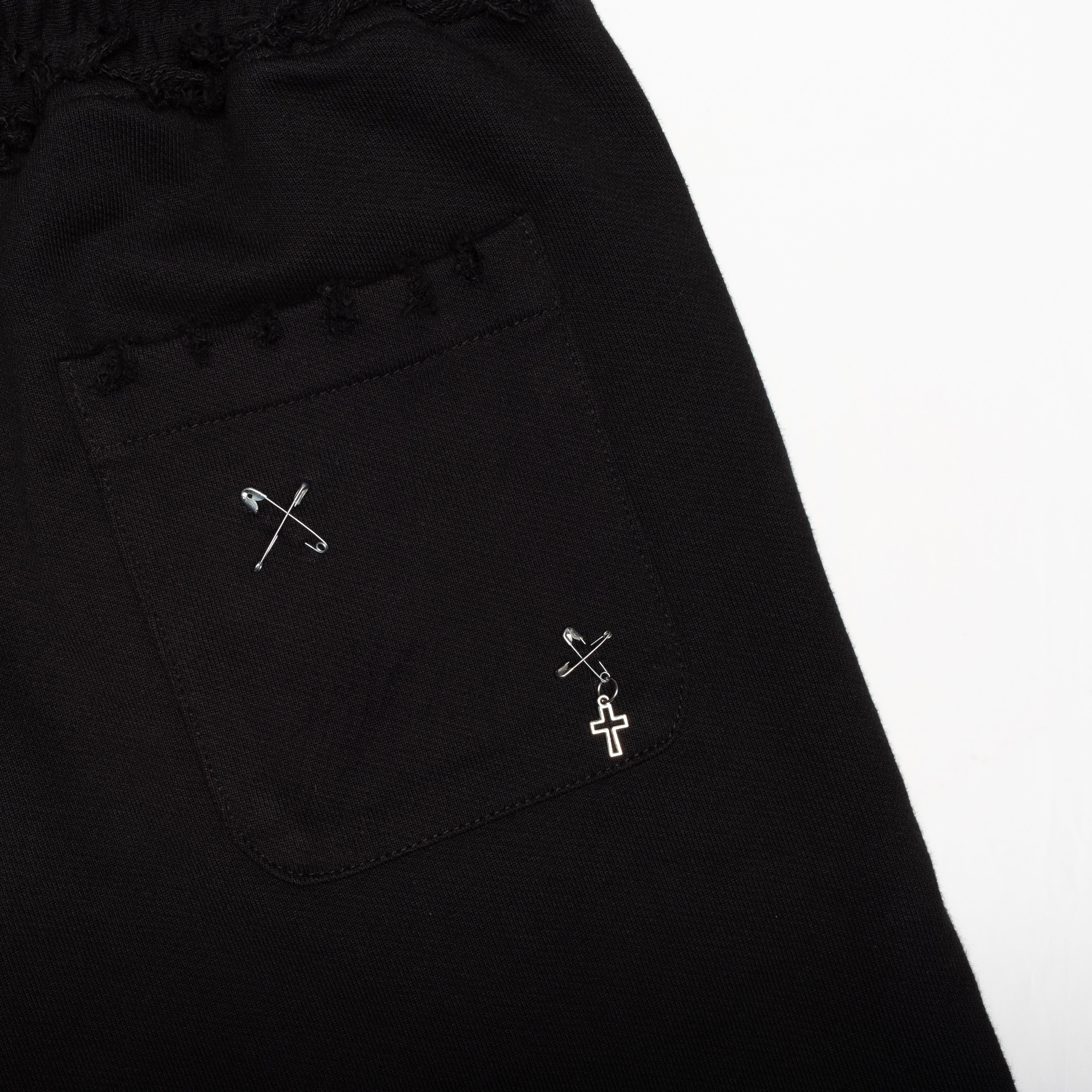 BORO SHORTS — BLACK