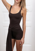 CHOCOLATE TIE JUMPSUIT 02