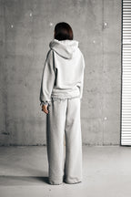 TRACE II HOODIE — GREY MELANGE