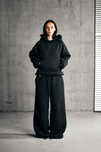TRACE II HOODIE — BLACK