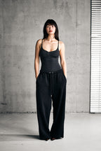 SOFT CAMI BODY — BLACK