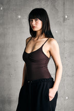 SOFT CAMI BODY — CHOCOLATE