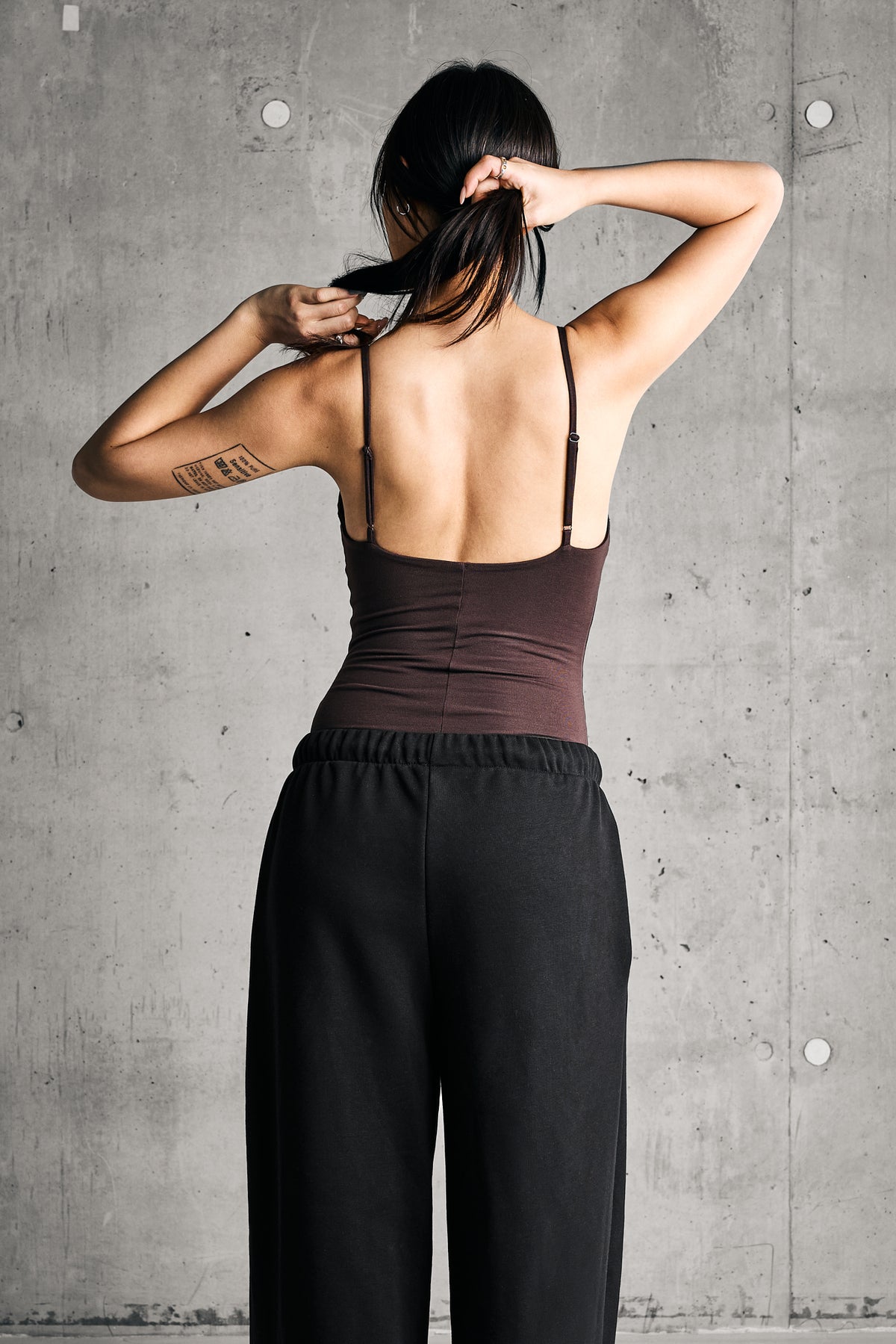 SOFT CAMI BODY — CHOCOLATE