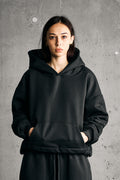 ASH HOODIE — BLACK