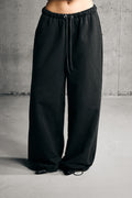 ASH SWEATPANTS — BLACK