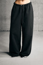 ASH SWEATPANTS — BLACK