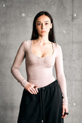 SOFT LONGSLEEVE BODY — CAPPUCCINO