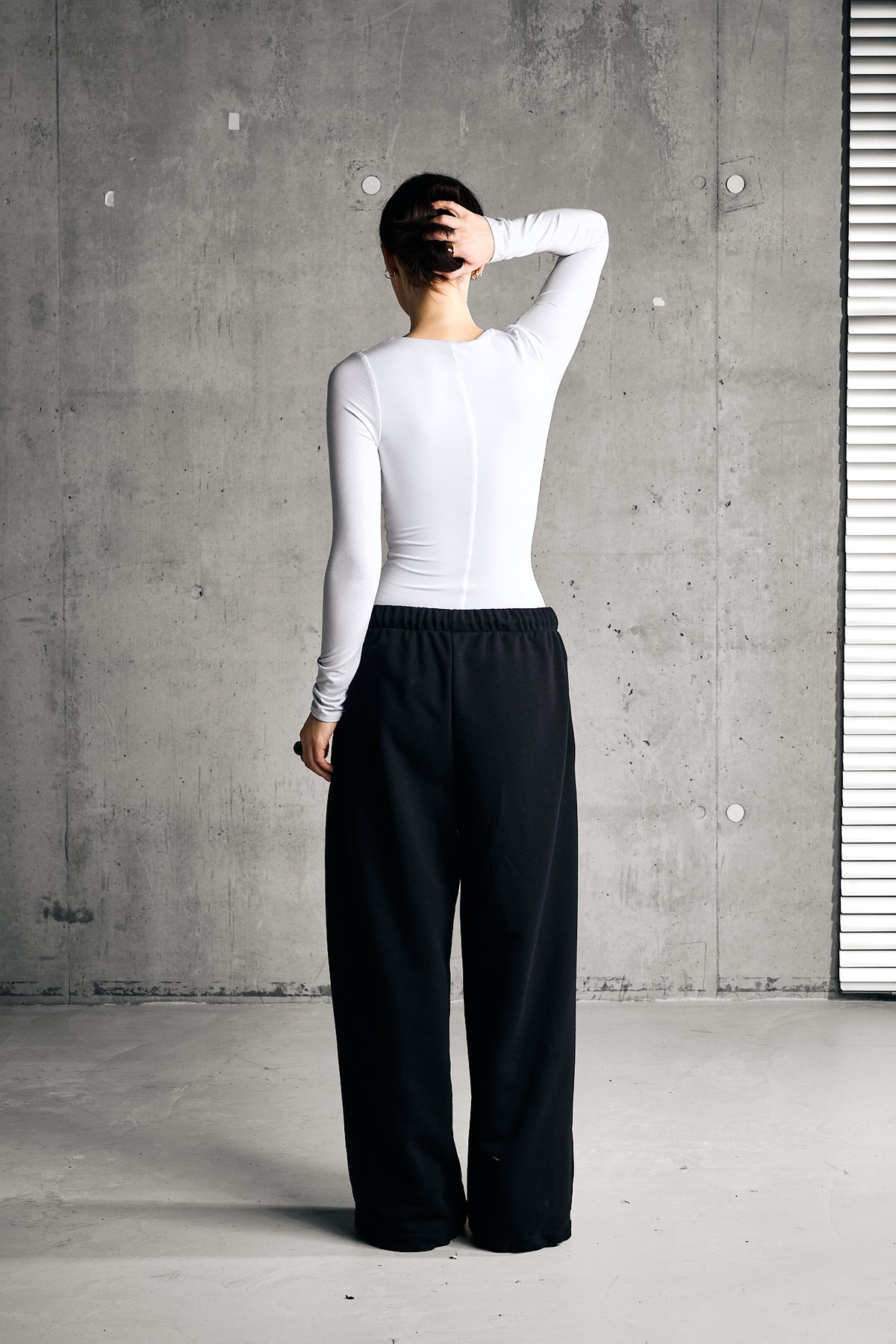 SOFT LONGSLEEVE BODY — WHITE