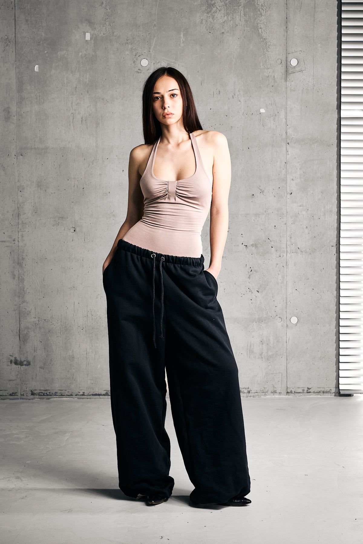 SOFT HALTER BODY — CAPPUCCINO