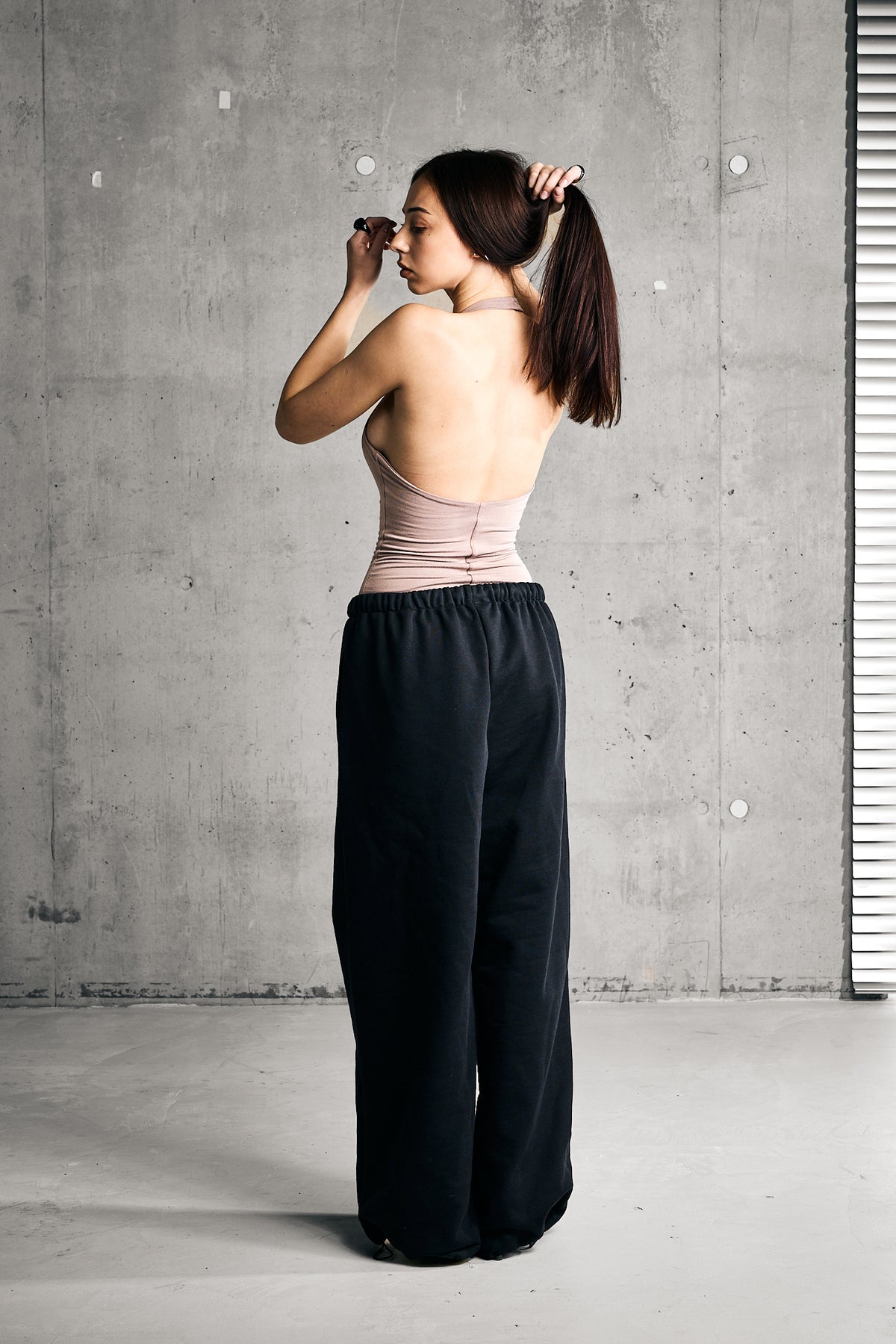 SOFT HALTER BODY — CAPPUCCINO