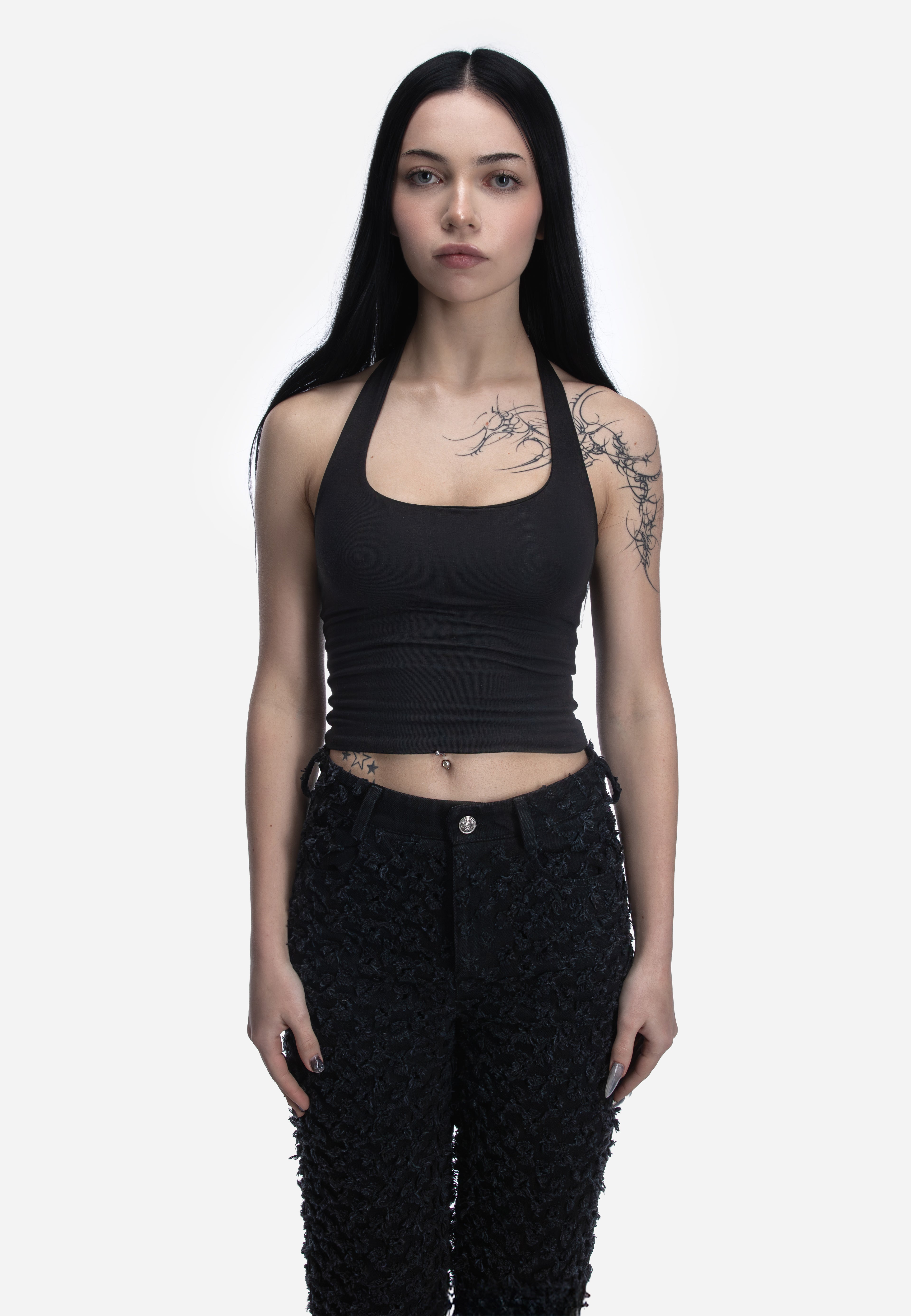 CROP TOP BLACK