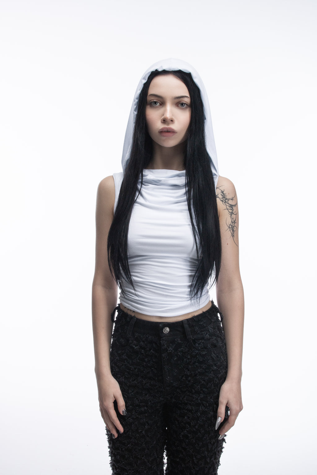 HOODED TANK TOP