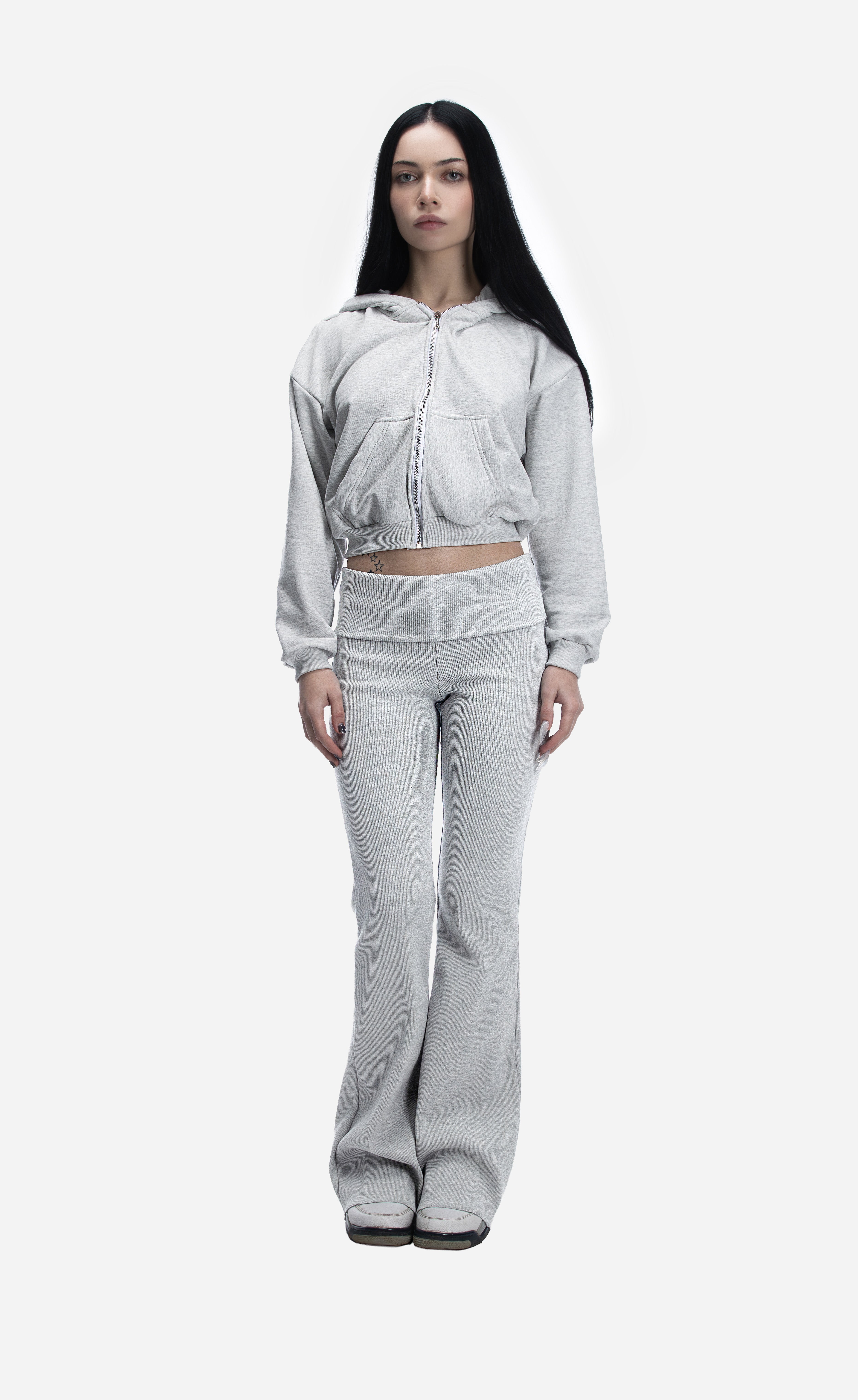ASH FOLDOVER PANTS GRAY