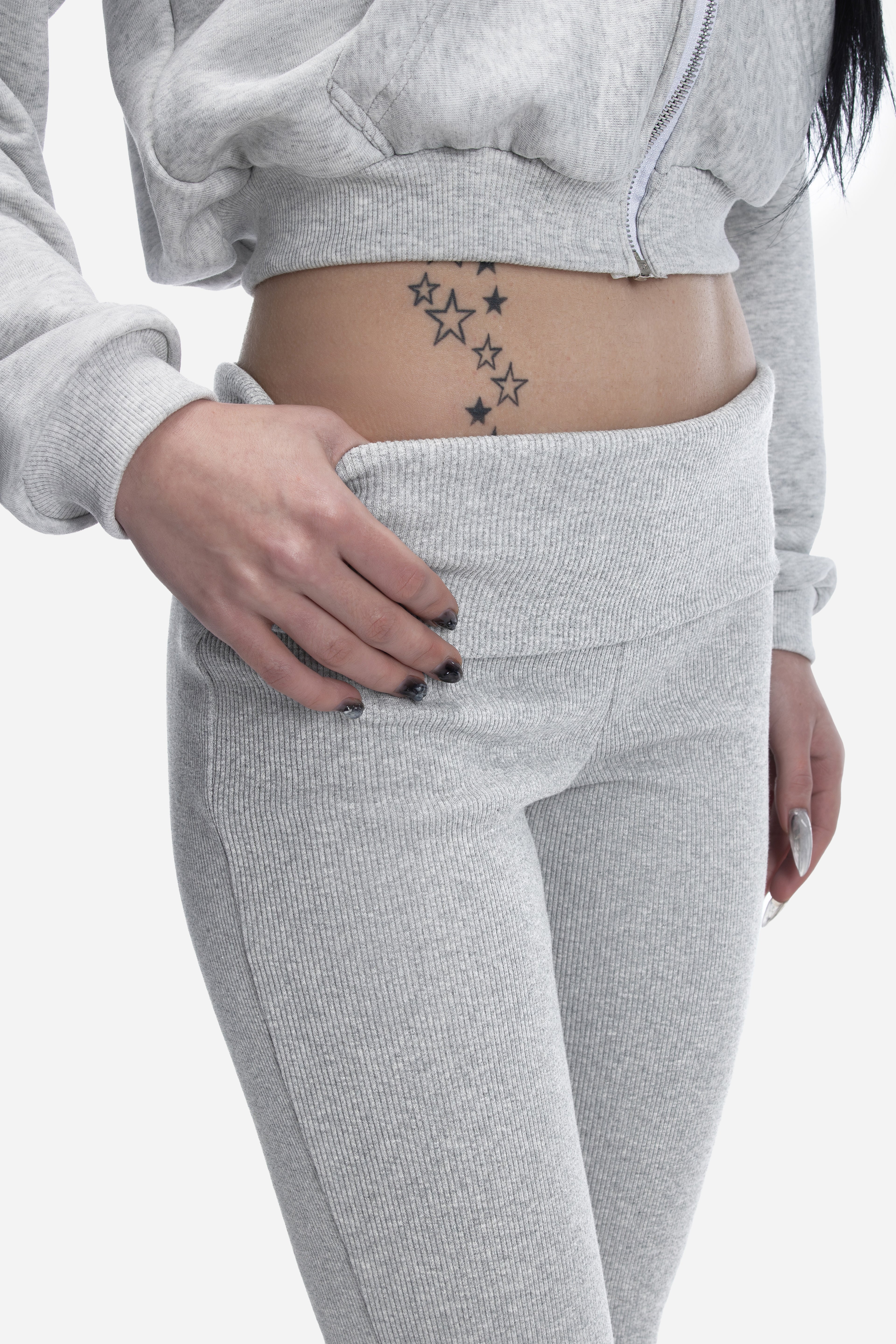 ASH FOLDOVER PANTS GRAY