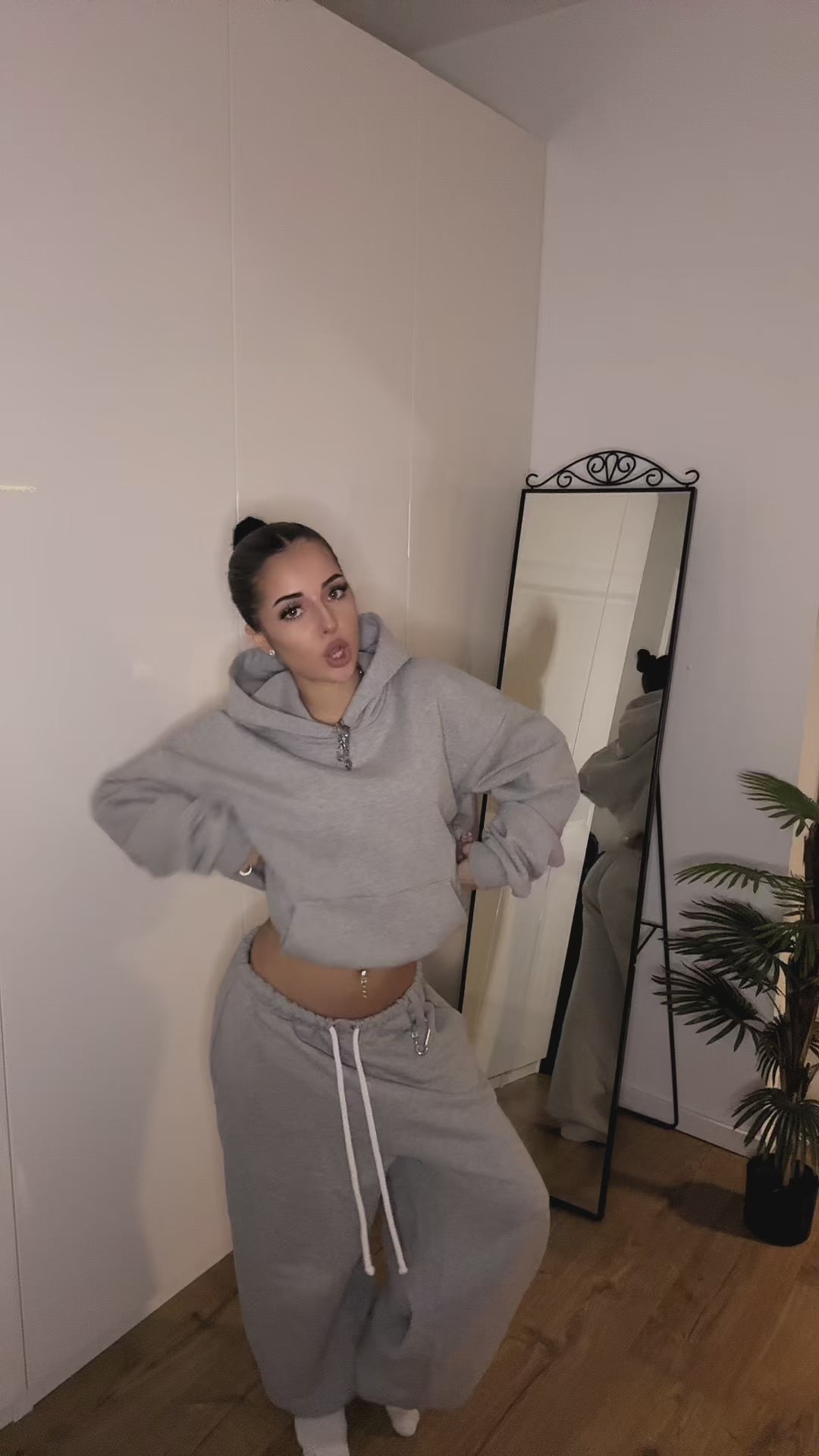 ASH HOODIE GREY MELANGE